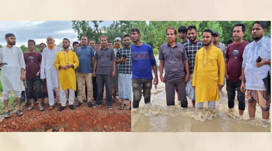 হলদিয়ায় বন্যাকবলিত জনসাধারণের পাশে থাকার অঙ্গীকার বিএনপির